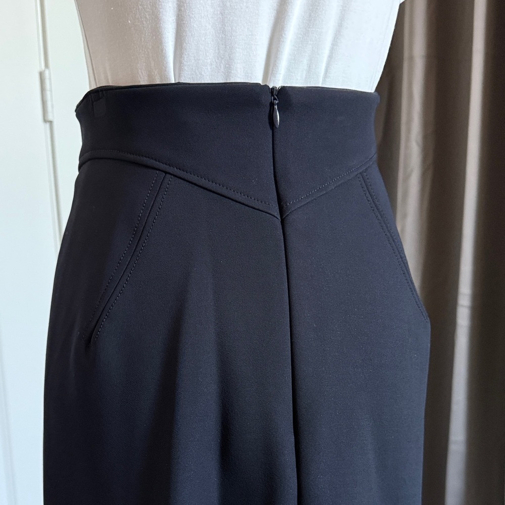 Zac Posen Classic Black Midi Skirt
